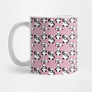 Panda Girl Neck Gator Cute Pandas Mug